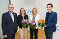 v.l.n.r. Dr. Harald Schlögel, Mag. Astrid Plank, Mag. Monika Feldner-Zimmermann, Köksal Baltaci